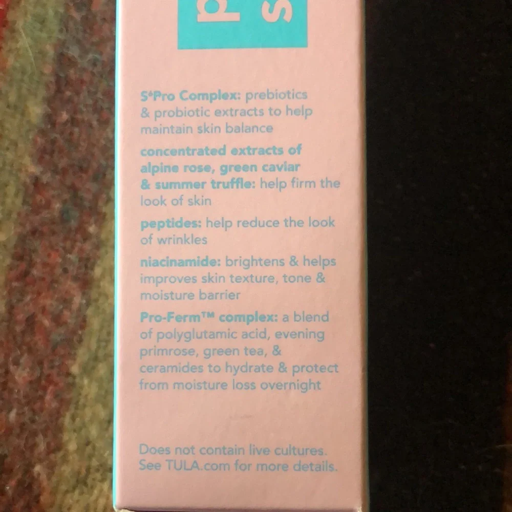NEW Tula Skincare Tri-Supreme Serum Overnight Oil Concentrate Clean Skincare 1oz